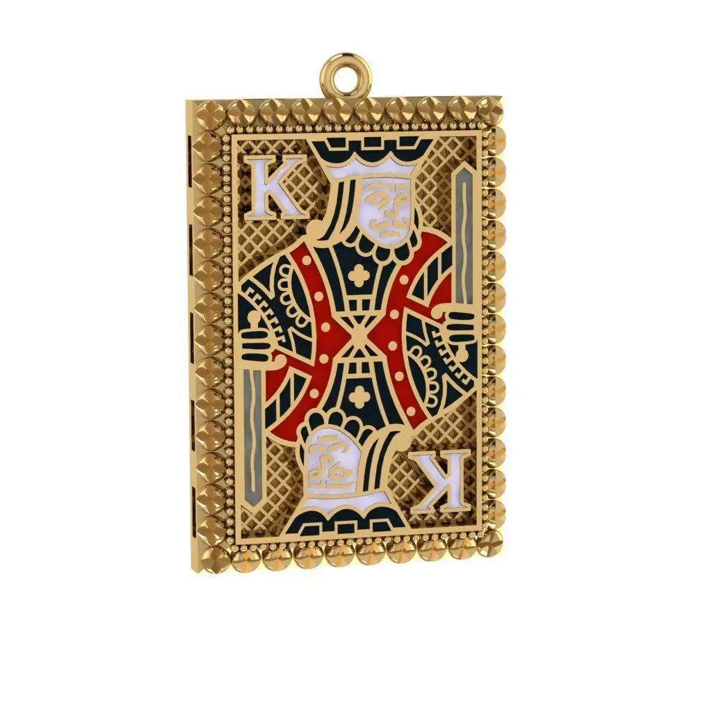 card rings 3D print model_5