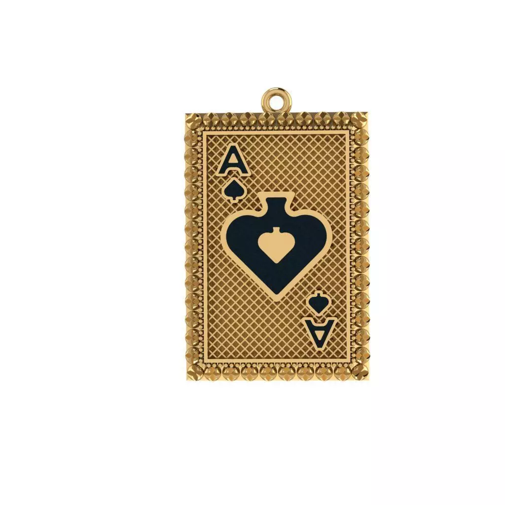 card rings 3D print model_0