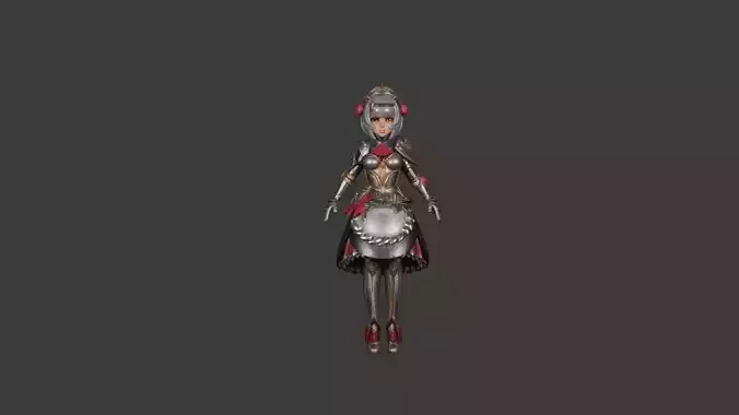 Noelle  Genshin Impact 3D Character Model 