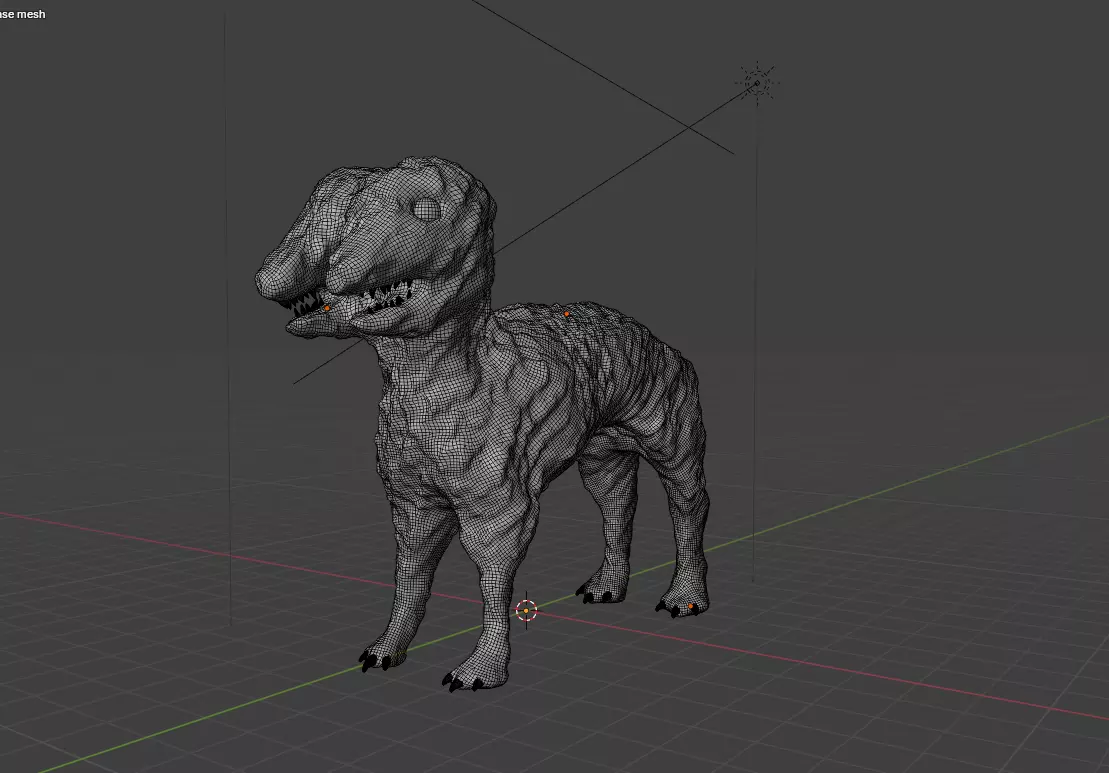 Two Face Dog 3D model_5