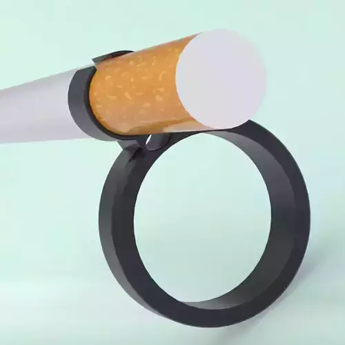 Ergonomic Finger Cigarette Holder Ring