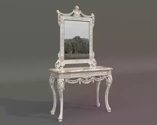 Classic European Style Console Table 3