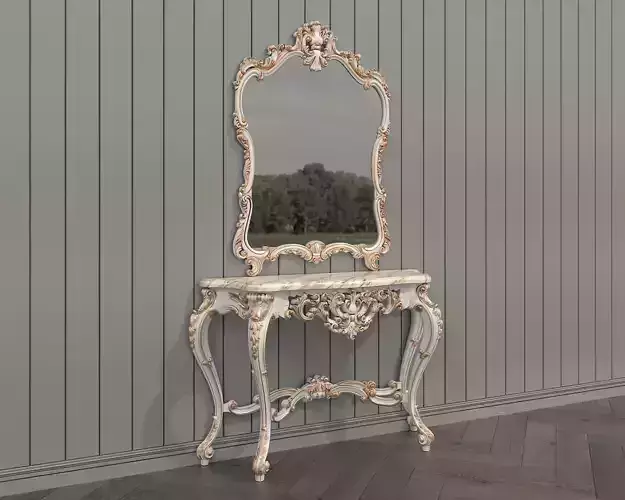 Classic European Style Console Table 4