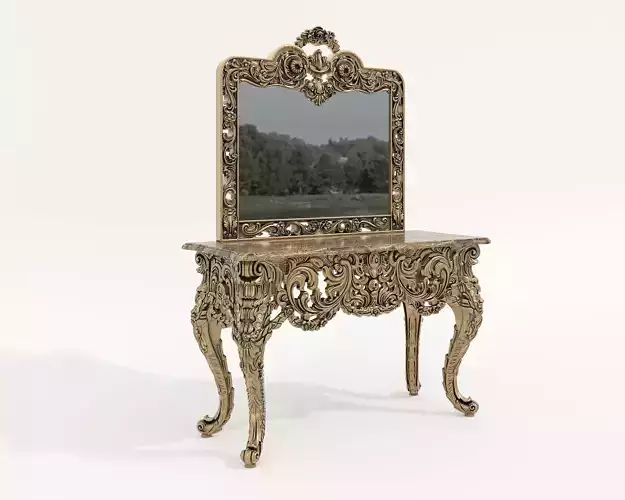 Classic European Style Console Table 5