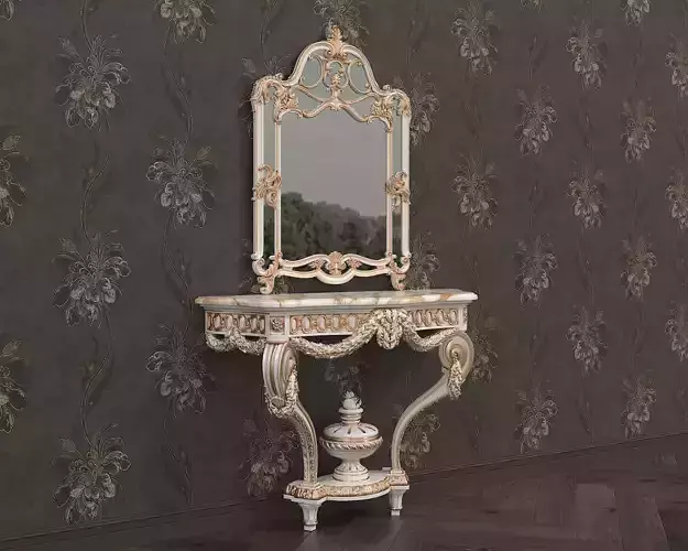 Classic European Style Console Table 6