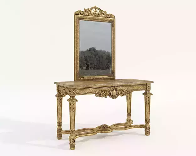 Classic European Style Console Table 8