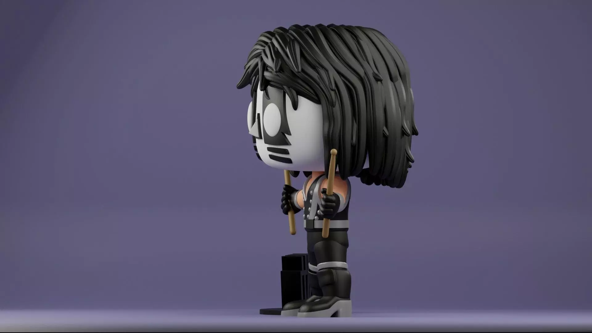  Catman KISS Rock Legend funko 3mf and stls 3D print model_5