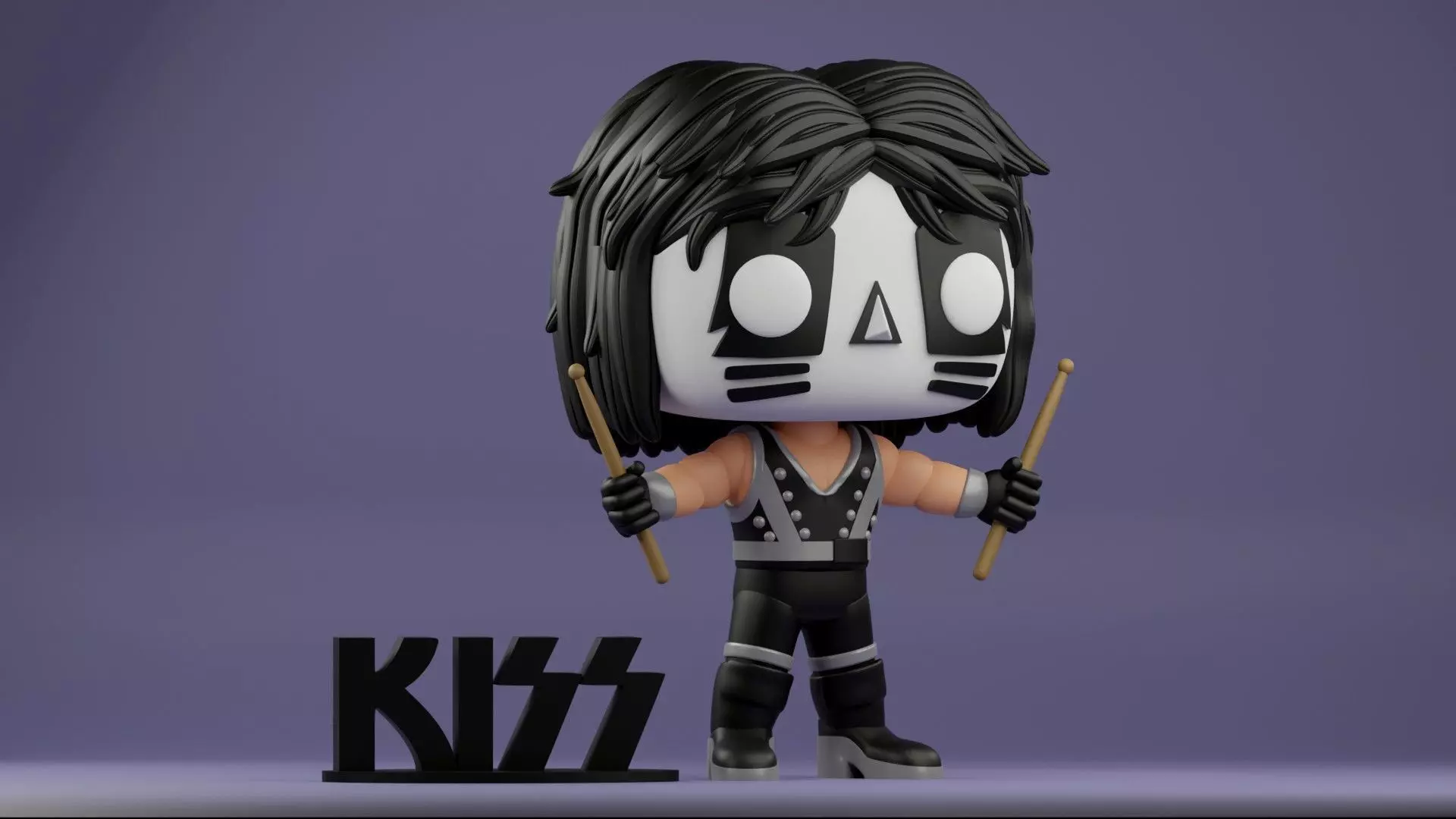  Catman KISS Rock Legend funko 3mf and stls 3D print model_15