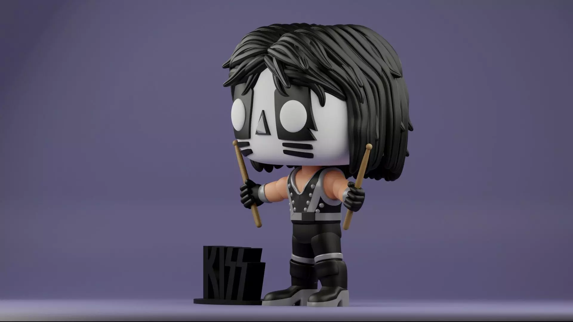  Catman KISS Rock Legend funko 3mf and stls 3D print model_4