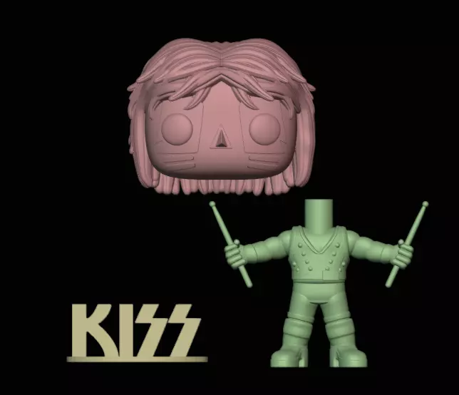  Catman KISS Rock Legend funko 3mf and stls 3D print model_1
