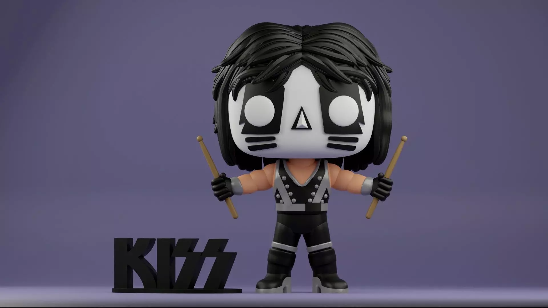  Catman KISS Rock Legend funko 3mf and stls 3D print model_0