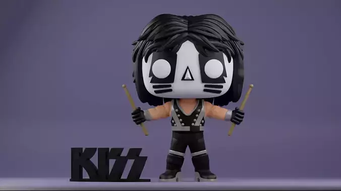  Catman KISS Rock Legend funko 3mf and stls