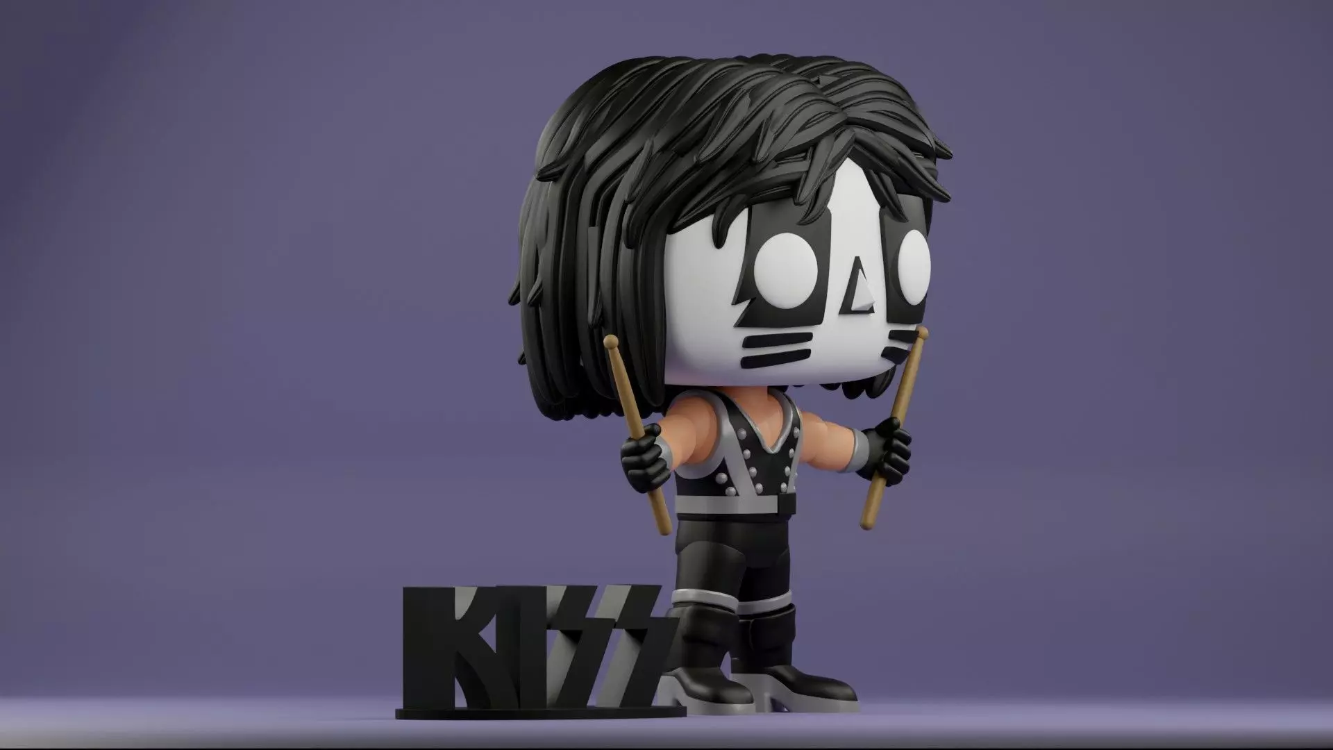  Catman KISS Rock Legend funko 3mf and stls 3D print model_14