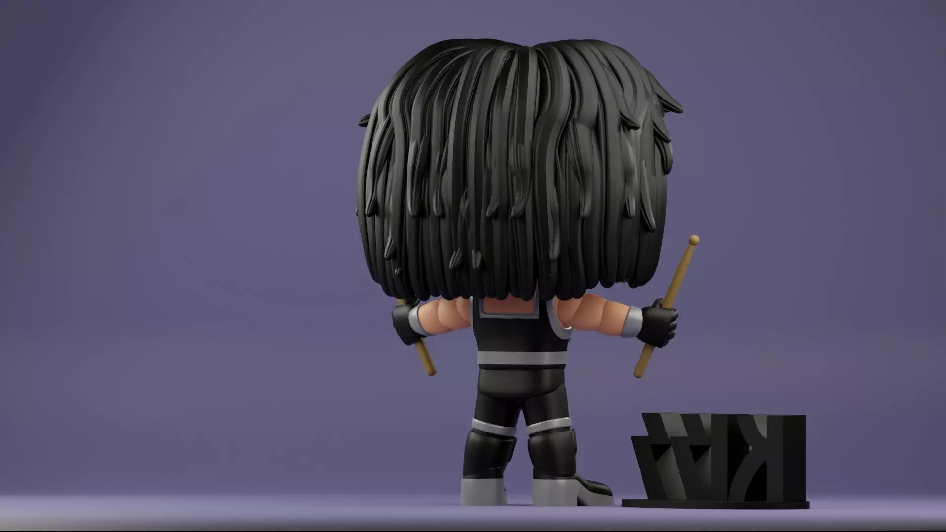  Catman KISS Rock Legend funko 3mf and stls 3D print model_10