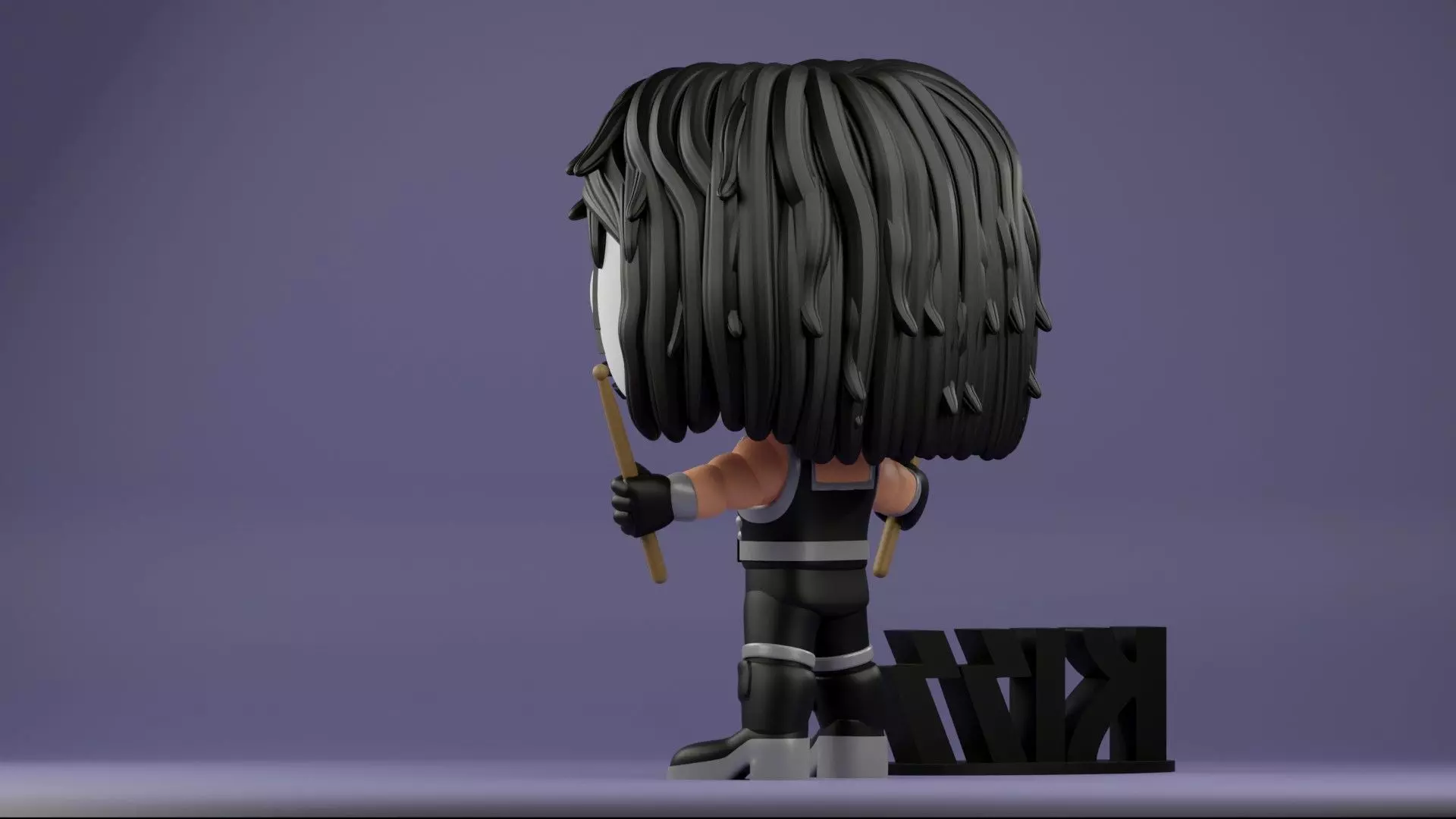  Catman KISS Rock Legend funko 3mf and stls 3D print model_7