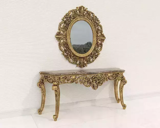 Classic European Style Console Table 13