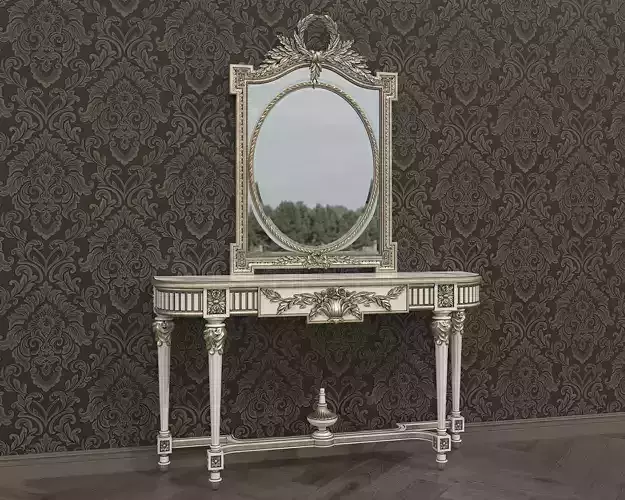 Classic European Style Console Table 14