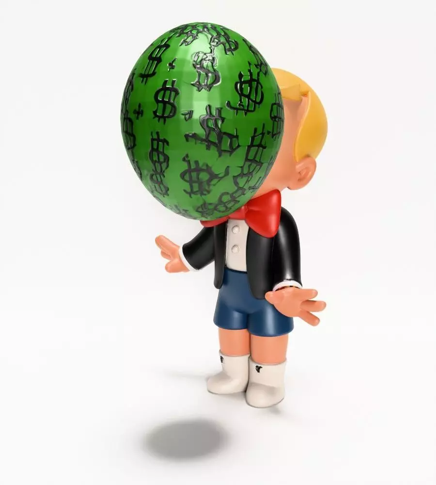  Poor Little Richie Rich Boy Cash Bubble Gum Kid Comics toy 3D print model_20