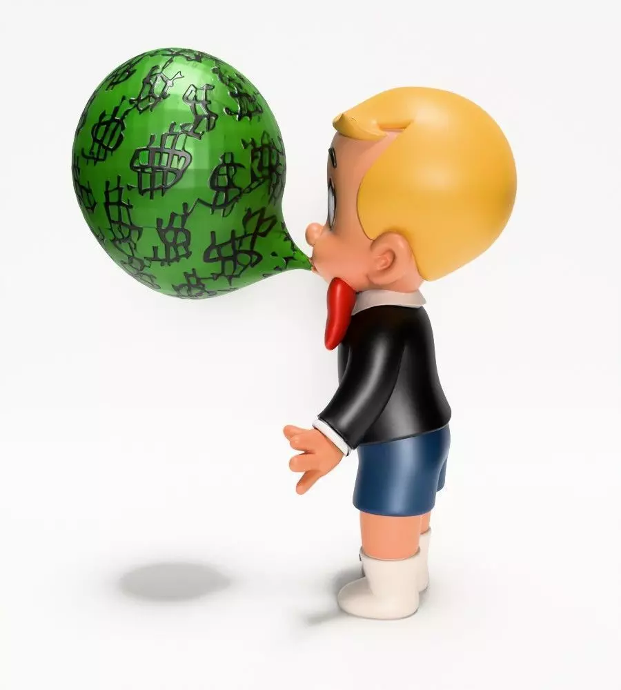  Poor Little Richie Rich Boy Cash Bubble Gum Kid Comics toy 3D print model_3