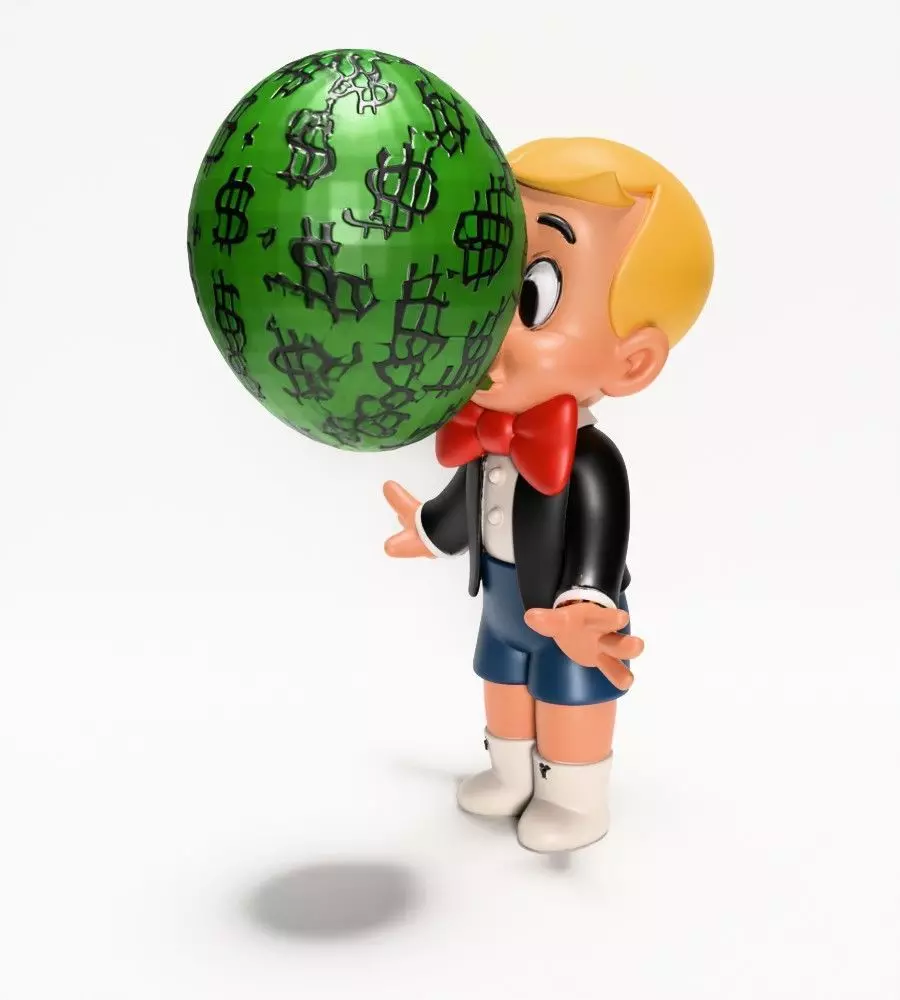  Poor Little Richie Rich Boy Cash Bubble Gum Kid Comics toy 3D print model_21