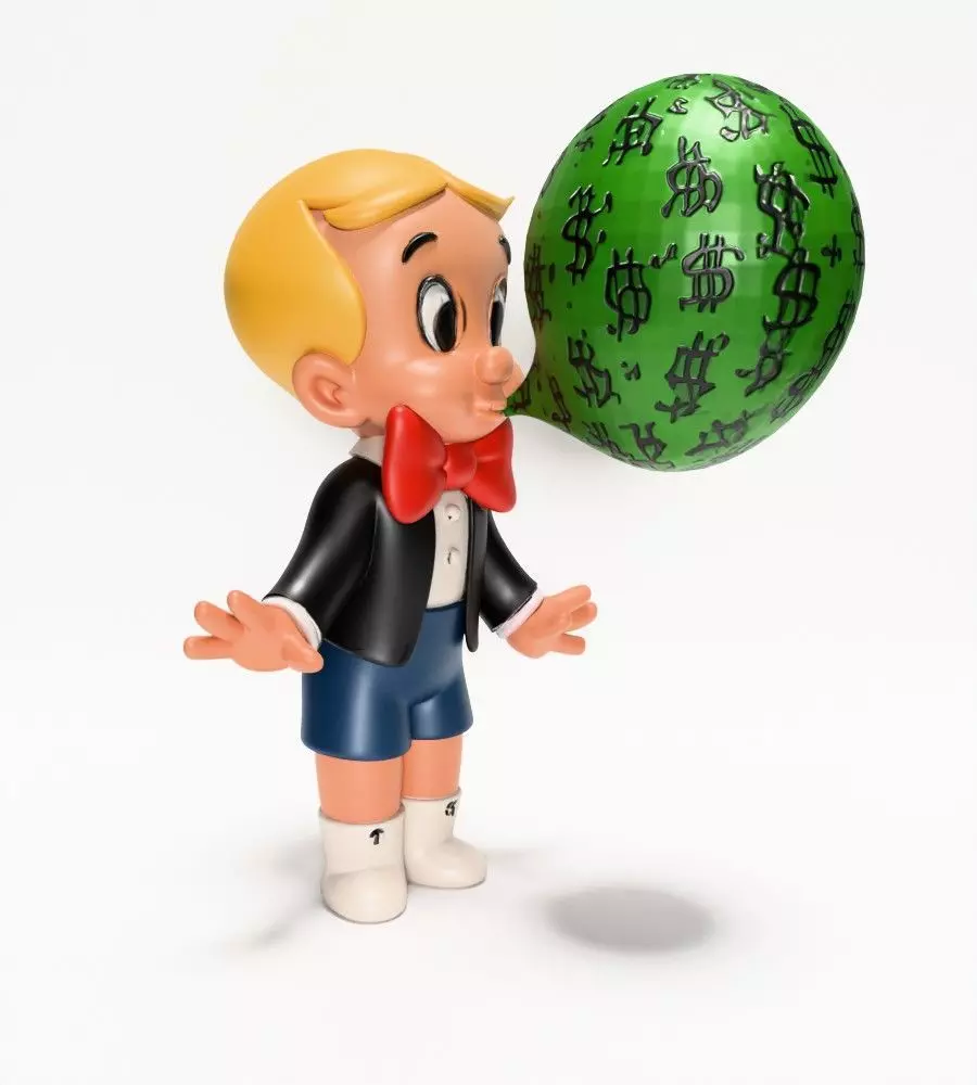  Poor Little Richie Rich Boy Cash Bubble Gum Kid Comics toy 3D print model_15