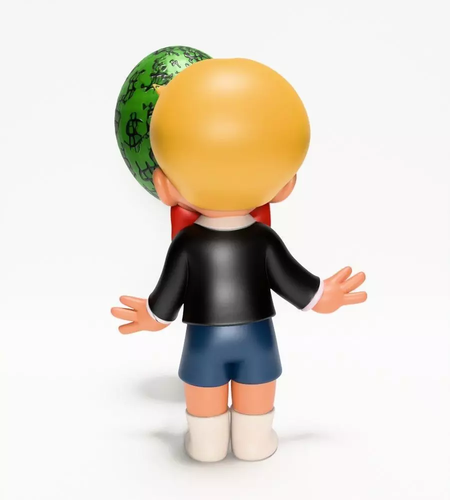  Poor Little Richie Rich Boy Cash Bubble Gum Kid Comics toy 3D print model_7