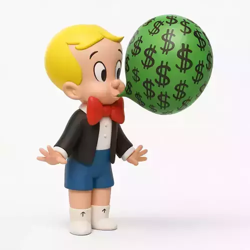  Poor Little Richie Rich Boy Cash Bubble Gum Kid Comics toy 3D print model