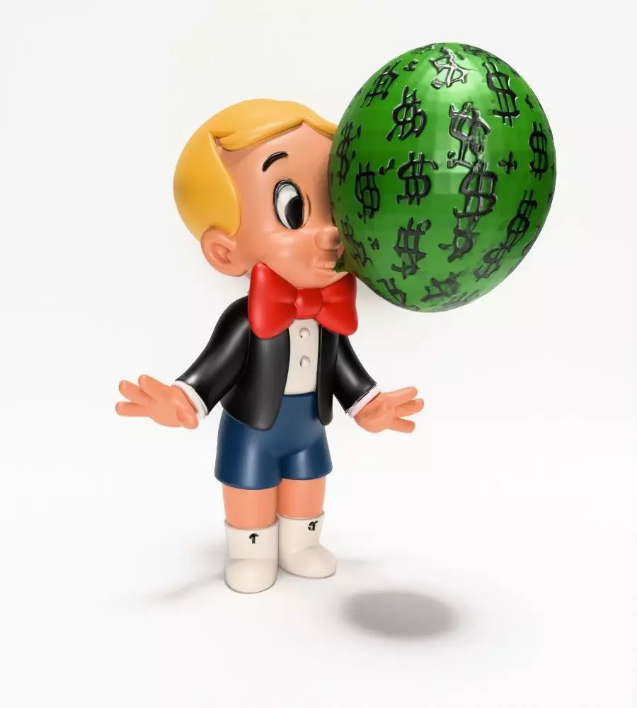  Poor Little Richie Rich Boy Cash Bubble Gum Kid Comics toy 3D print model_16