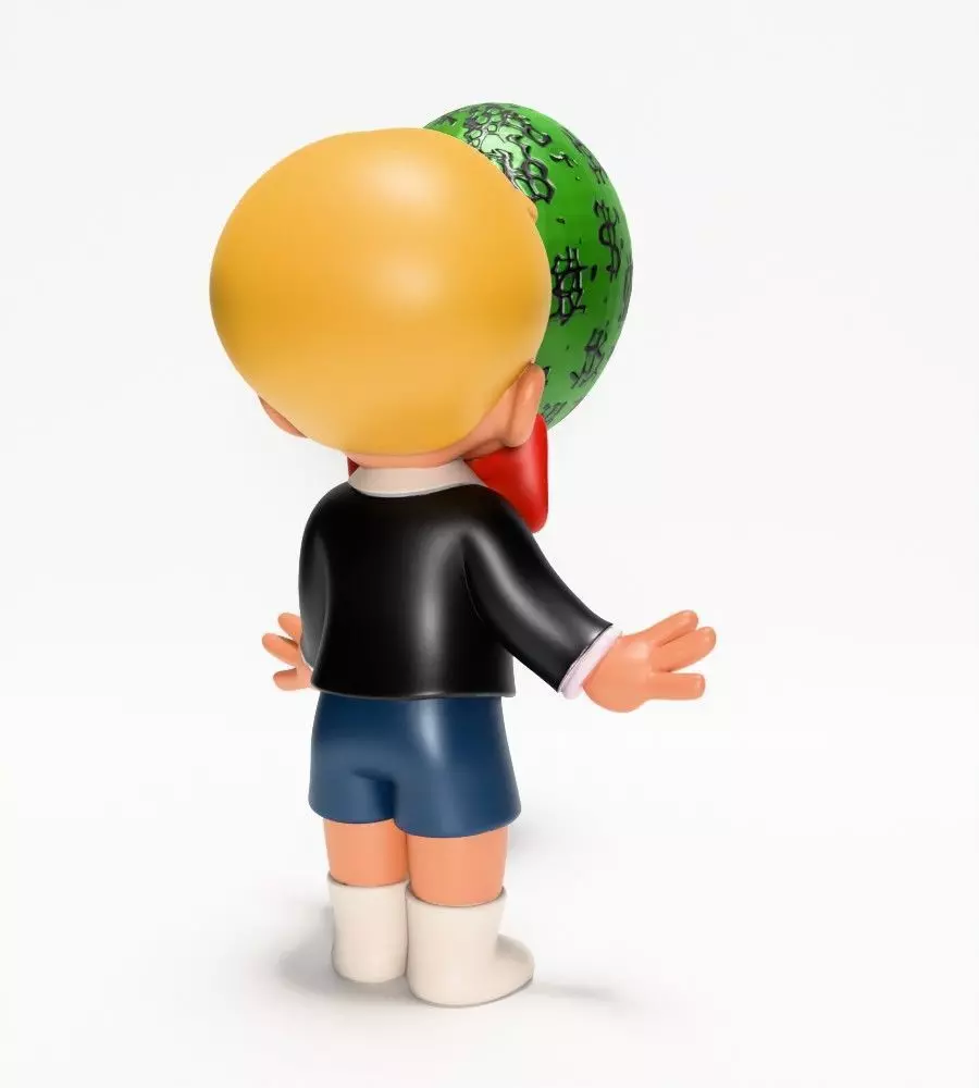  Poor Little Richie Rich Boy Cash Bubble Gum Kid Comics toy 3D print model_9