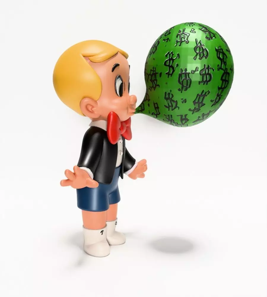  Poor Little Richie Rich Boy Cash Bubble Gum Kid Comics toy 3D print model_14