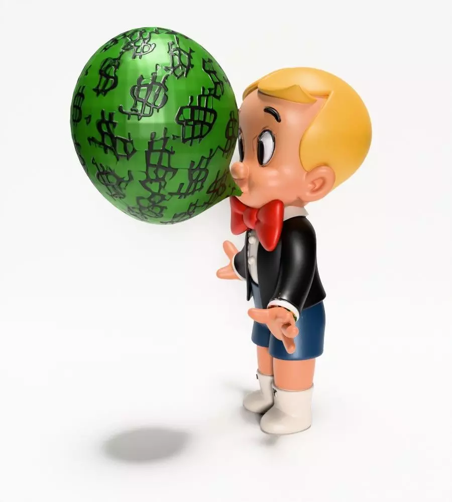  Poor Little Richie Rich Boy Cash Bubble Gum Kid Comics toy 3D print model_22