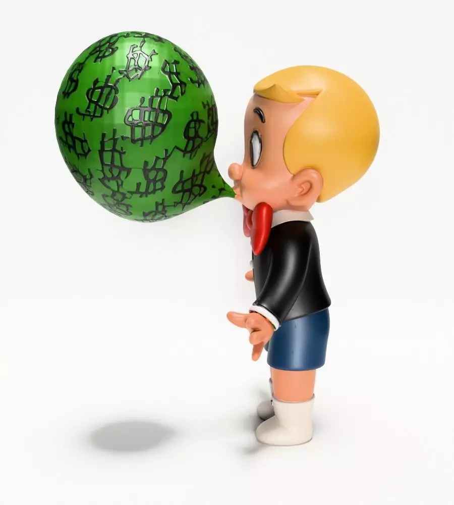  Poor Little Richie Rich Boy Cash Bubble Gum Kid Comics toy 3D print model_2