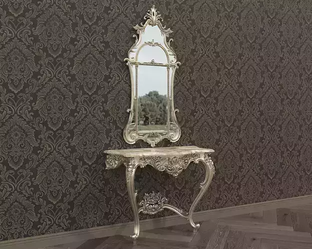 Classic European Style Console Table 17