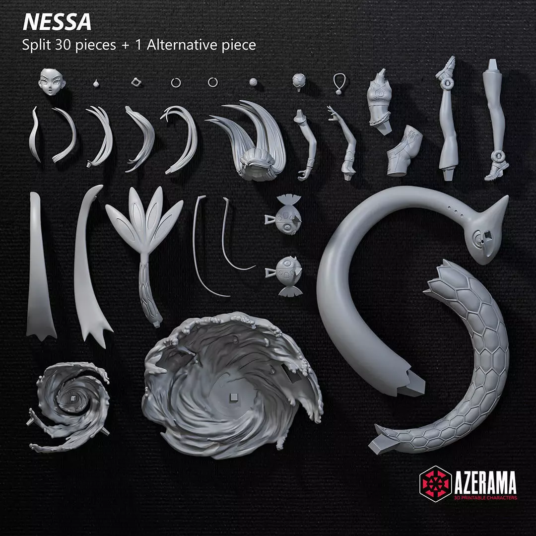 Nessa STL Ready for 3D Printing 3D print model_13