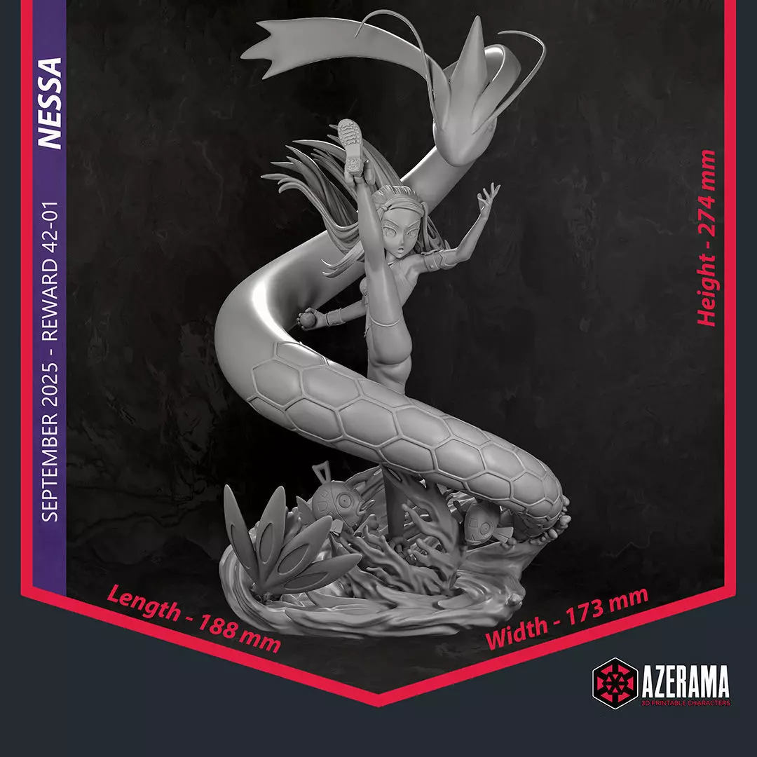 Nessa STL Ready for 3D Printing 3D print model_8