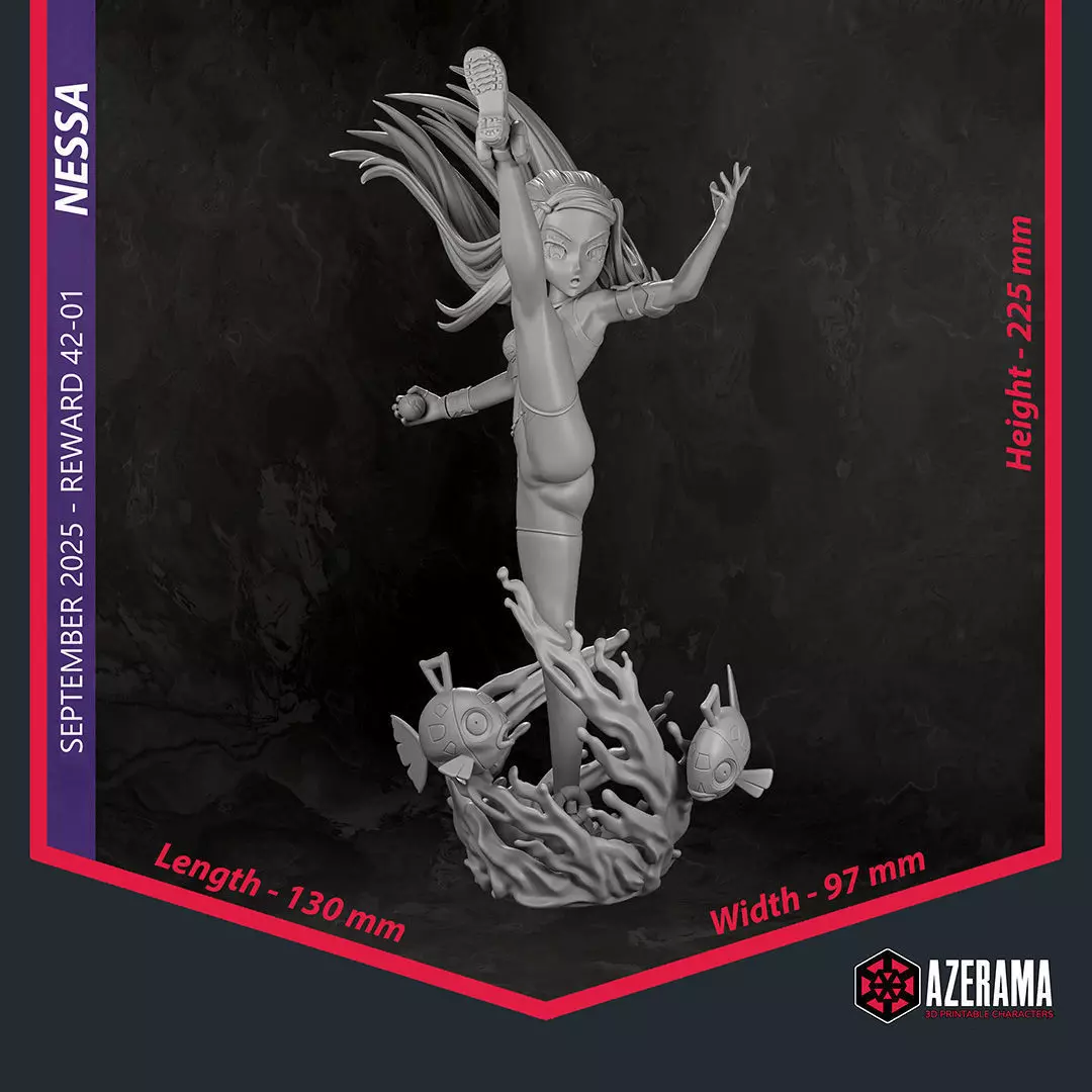 Nessa STL Ready for 3D Printing 3D print model_15