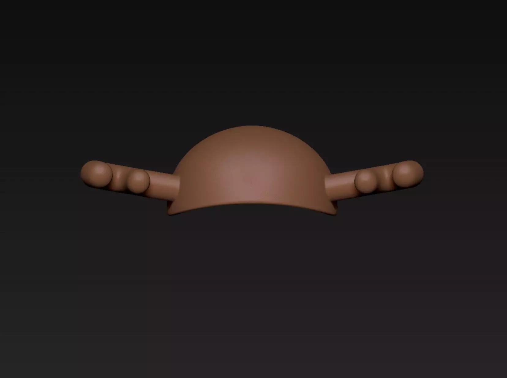 Reindeer Mask 3D print model_4