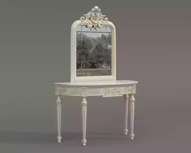 Classic European Style Console Table 21