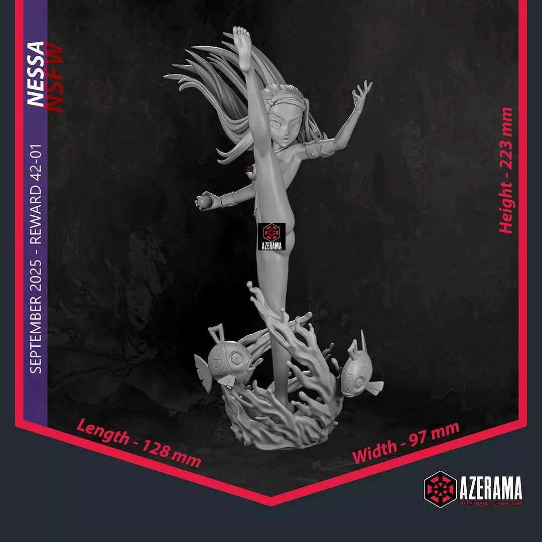 Nessa NSFW STL Ready for 3D Printing 3D print model_3