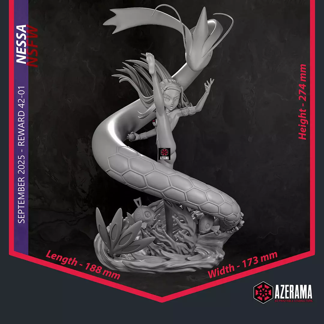 Nessa NSFW STL Ready for 3D Printing 3D print model_1