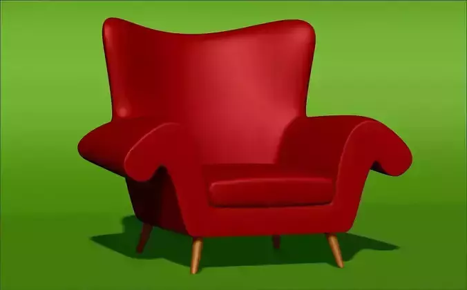 Stylized 1950 Chair