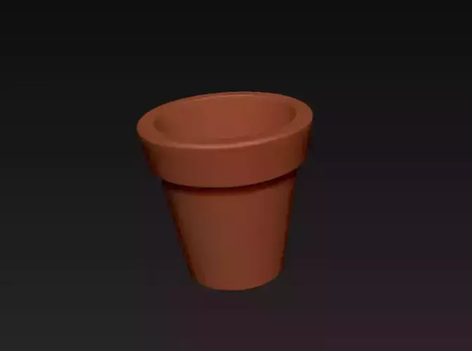 Flower Pot 3D print model
