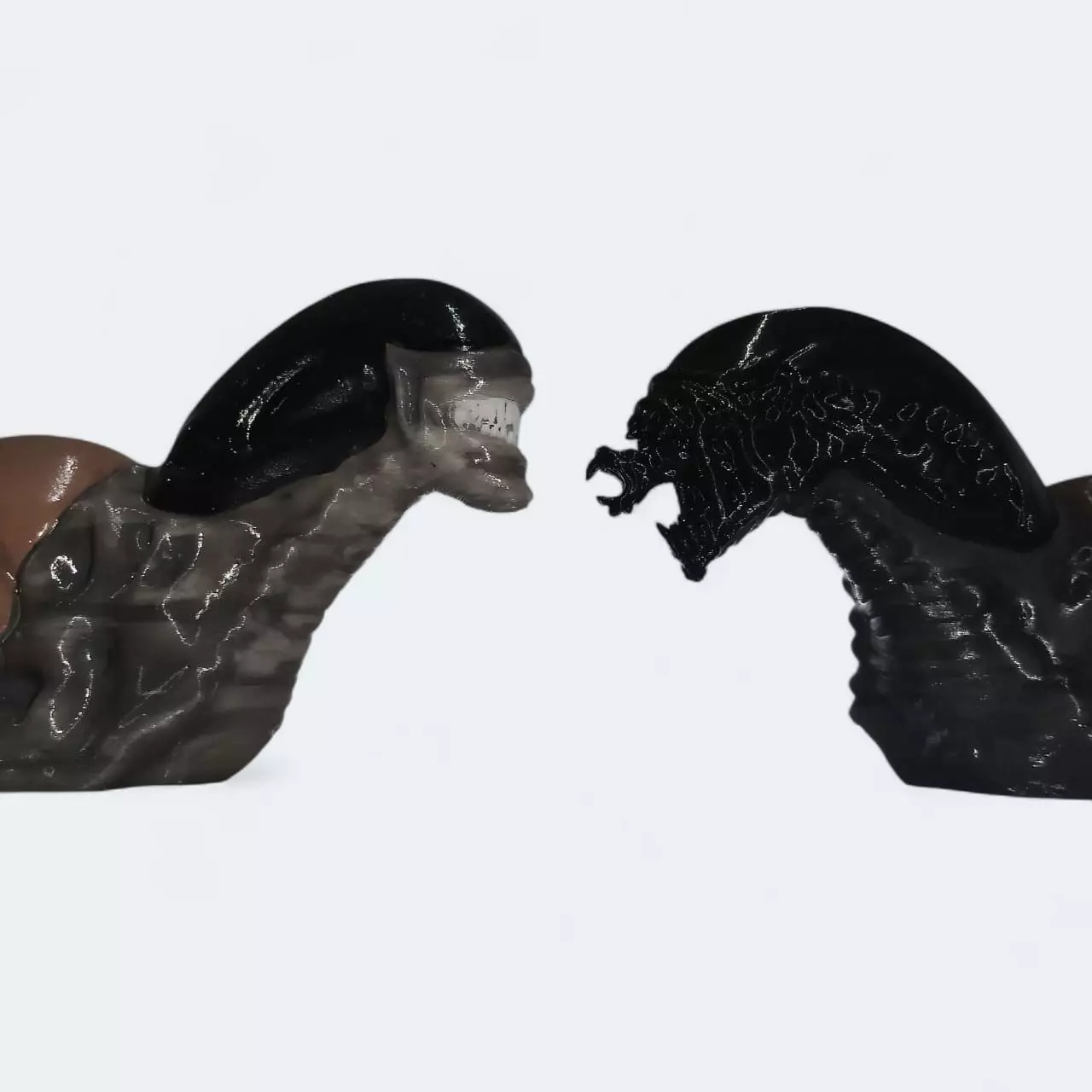 Xenomorph Snail home Decor Alien 3D print model_2