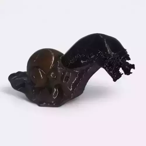 Xenomorph Snail home Decor Alien 3D print model