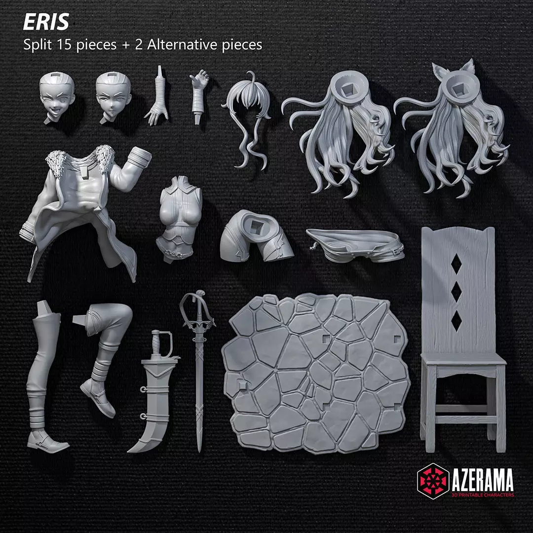 Eris Boreas Greyrat STL Ready for 3D Printing 3D print model_5