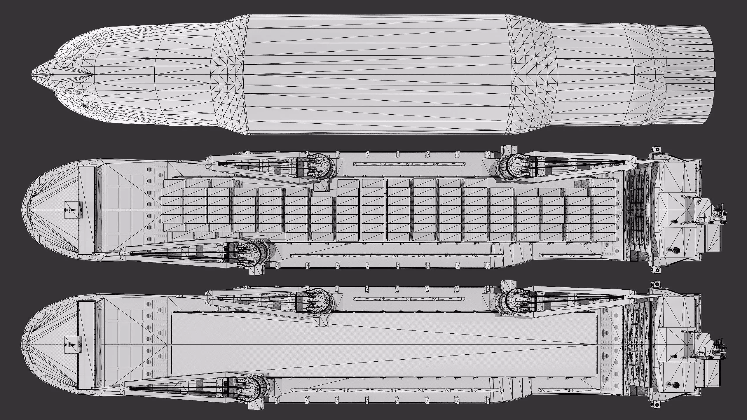 Heavy Lift Cargo Ship 8 - SITC - Lowpoly PBR Low-poly 3D model_15