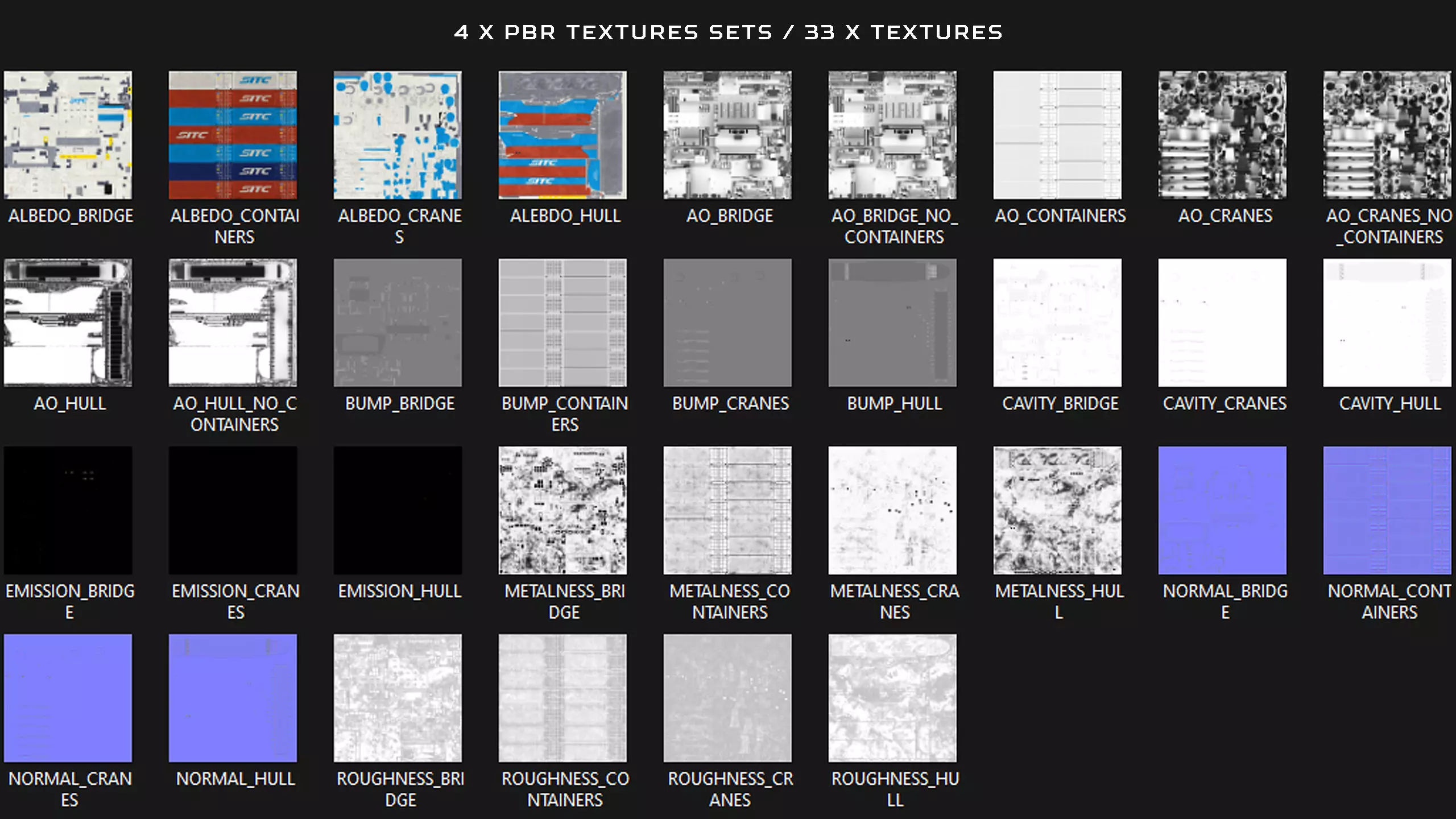 Heavy Lift Cargo Ship 8 - SITC - Lowpoly PBR Low-poly 3D model_19