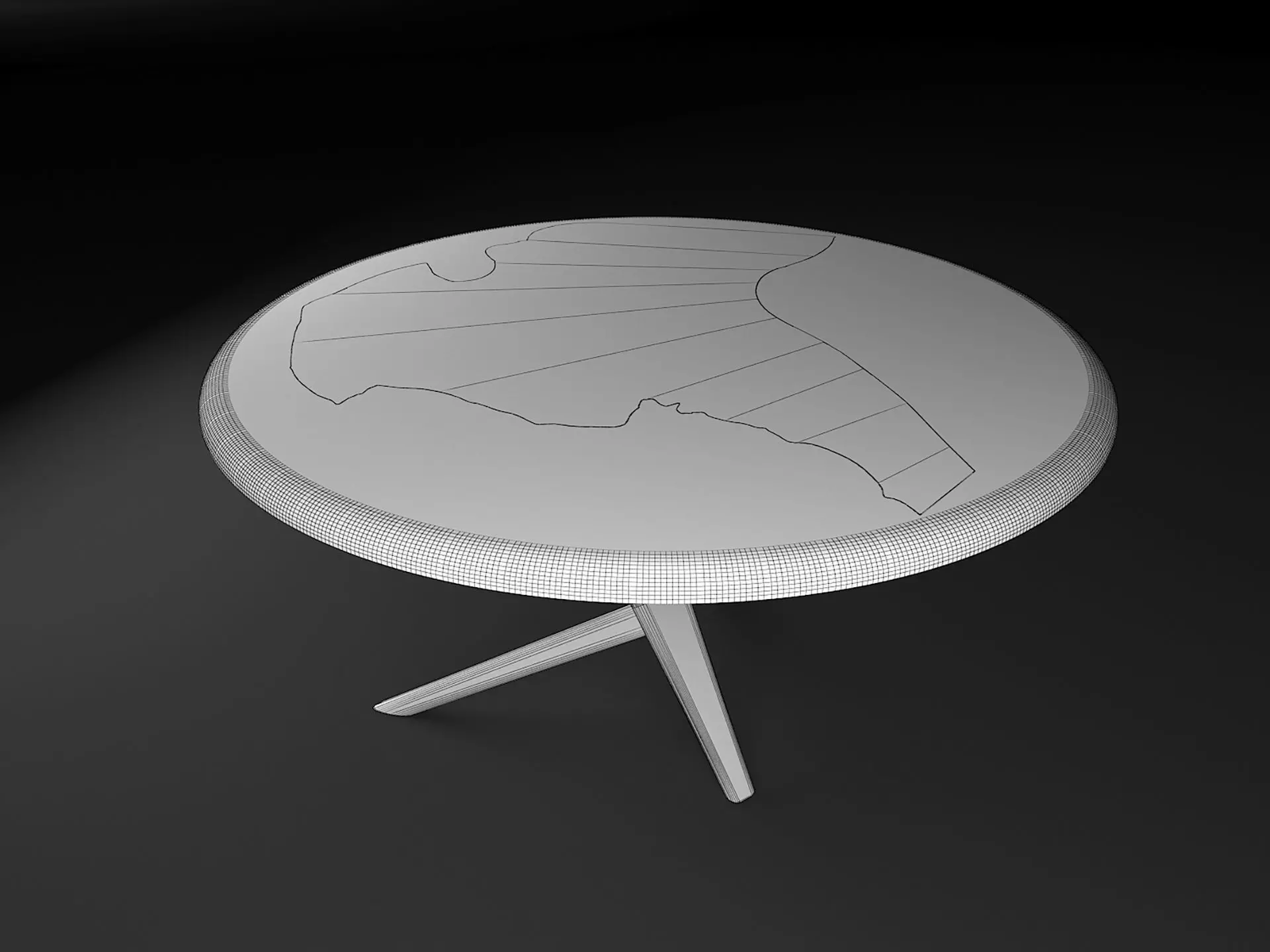 Epoxy Resin Coffee Table Collection 3D model_14