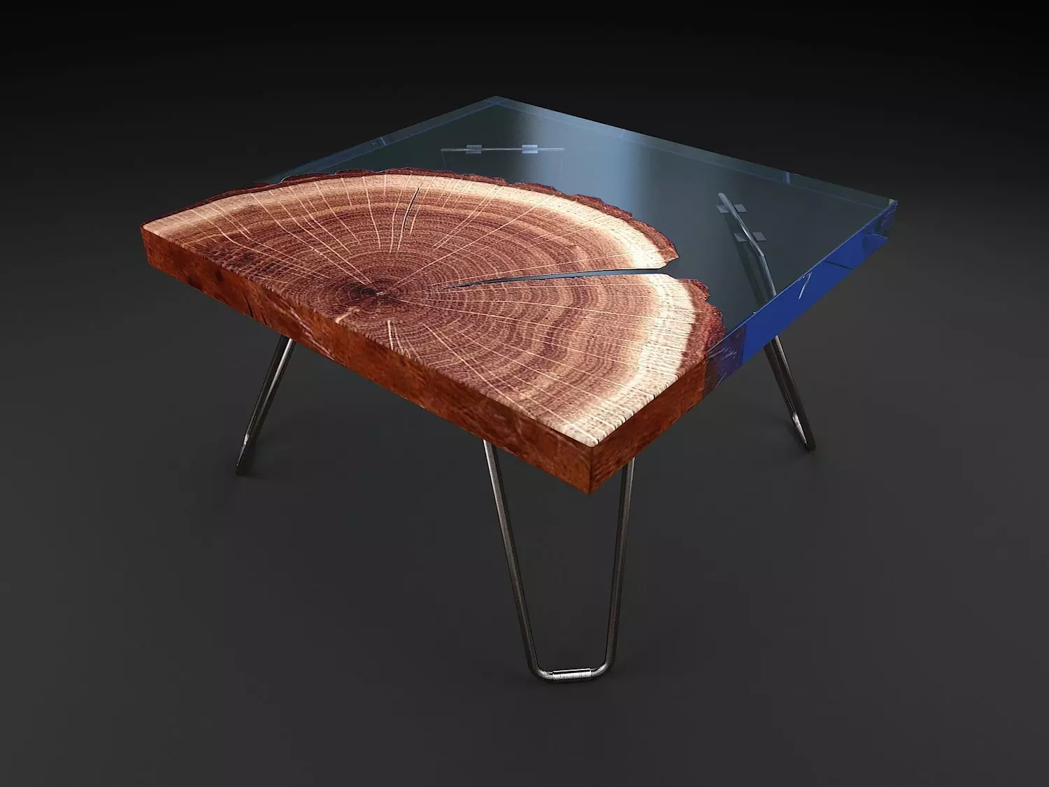 Epoxy Resin Coffee Table Collection 3D model_18