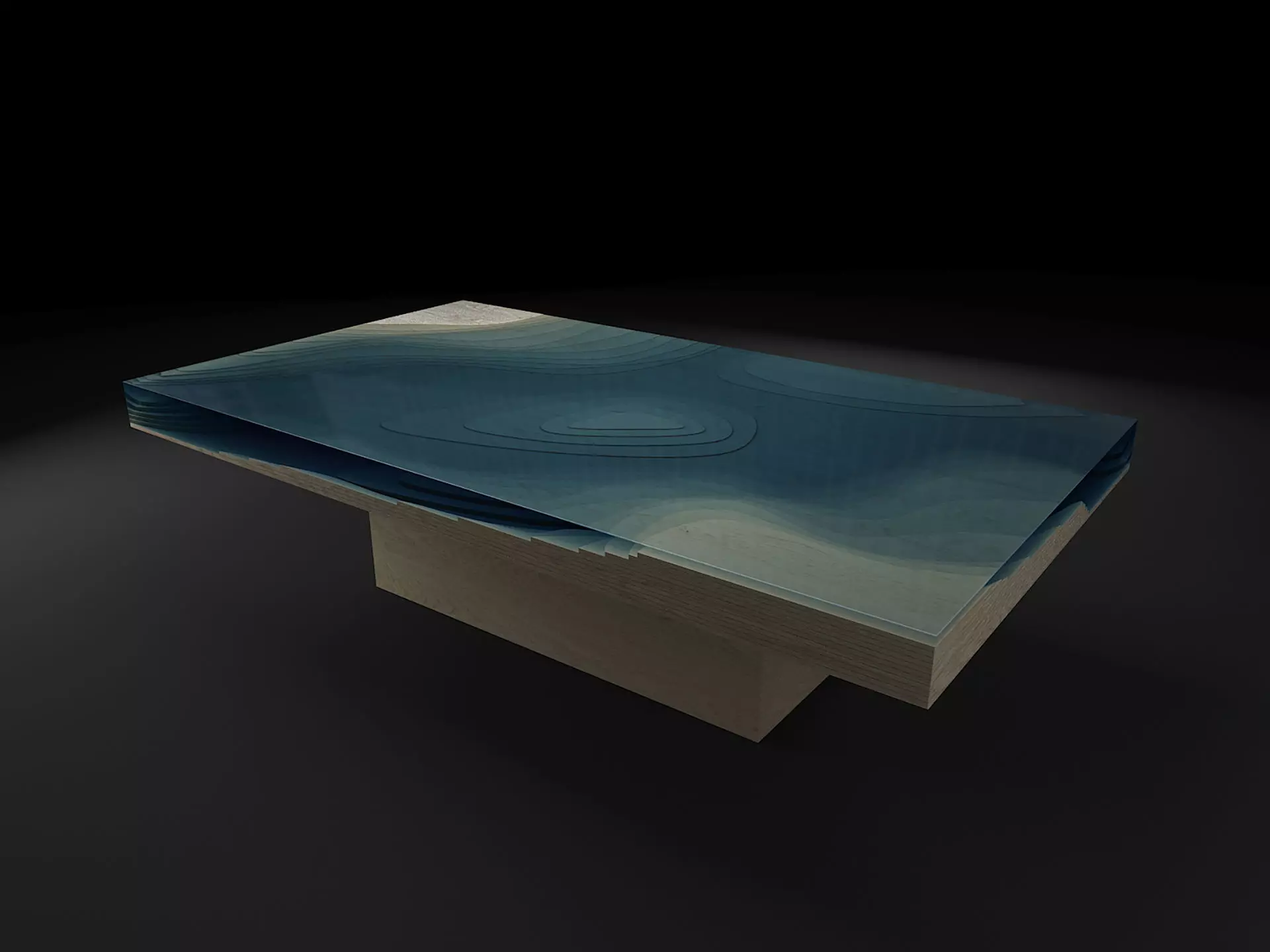 Epoxy Resin Coffee Table Collection 3D model_5